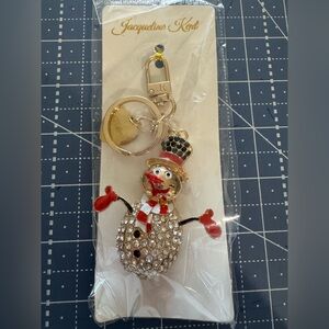 Jacqueline Kent snowman purse charm. BRAND NEW!!